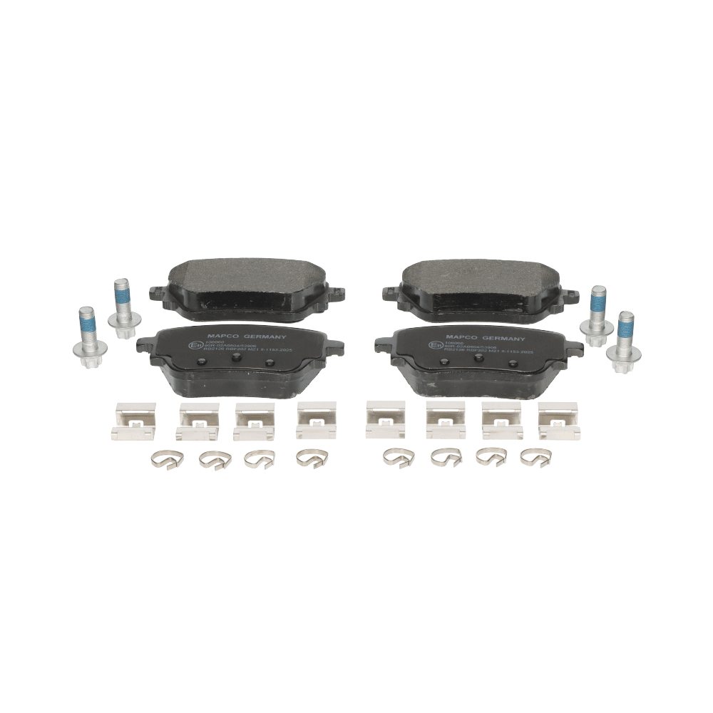 Bremsbeläge 106060 MAPCO 0004205703 MERCEDES-BENZ, SMART