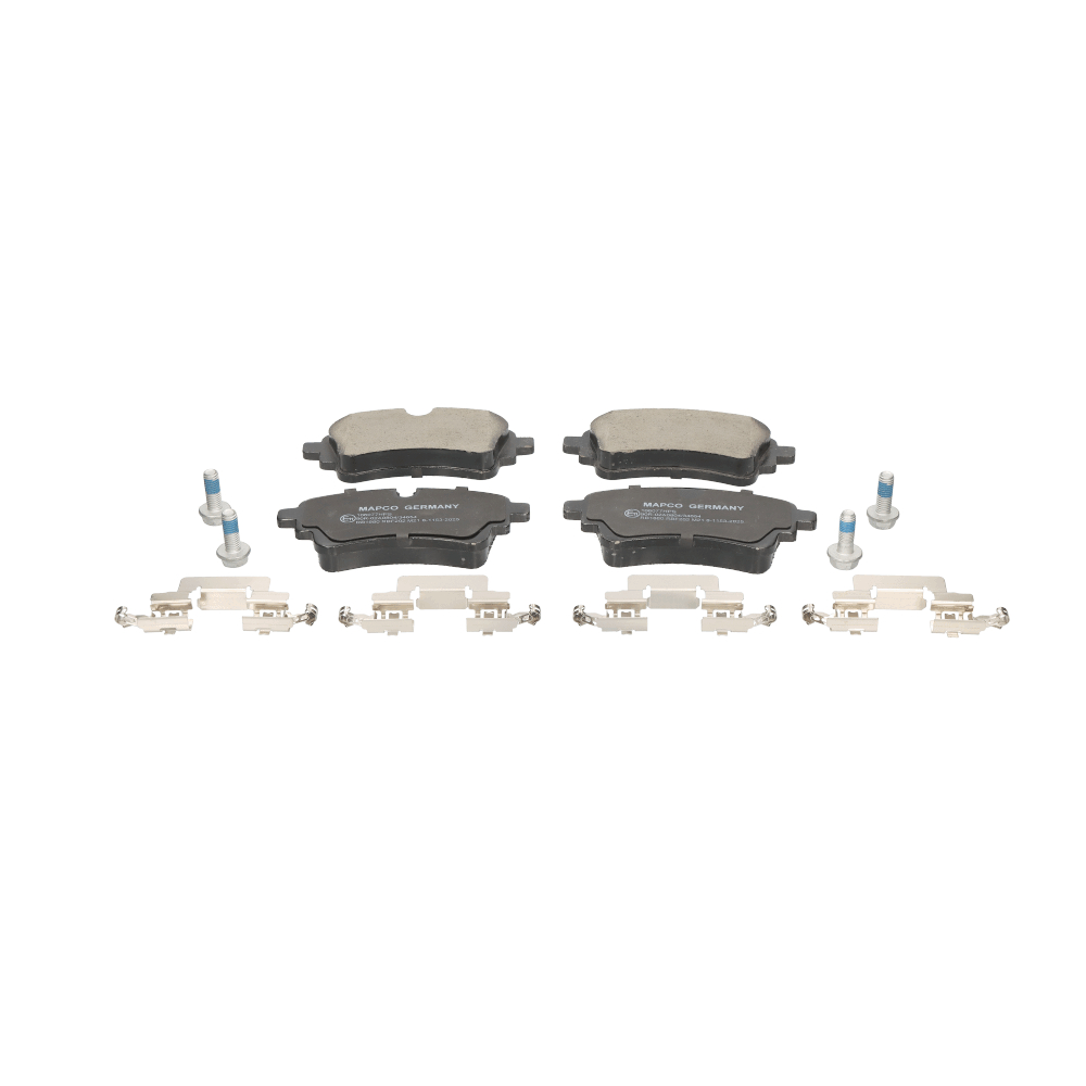 MAPCO 106077HPS Комплект спирачно феродо, дискови спирачки ширина: 129mm, височина: 58,9mm, дебелина: 17,6mm