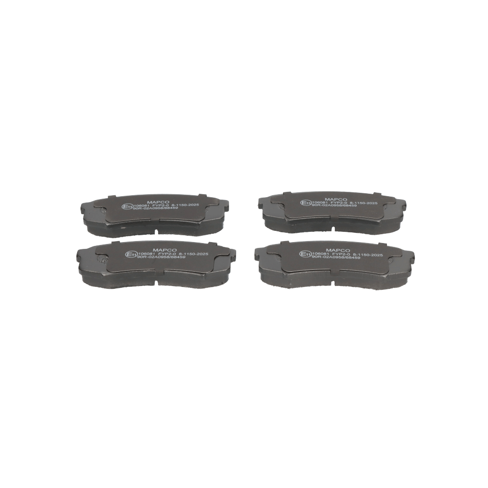 Bremsbeläge 0446660140 MAPCO 106081 TOYOTA, MITSUBISHI, LEXUS, SATURN