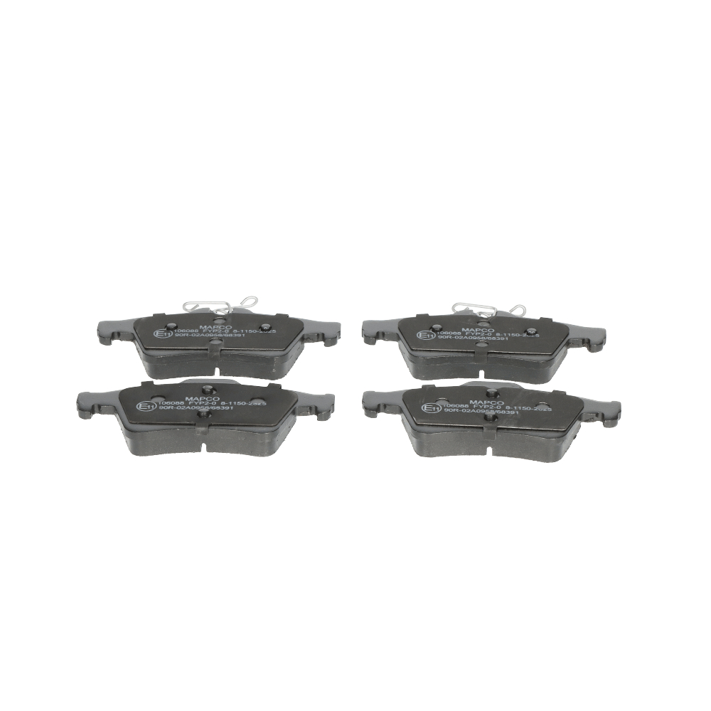 Plaquettes de frein MAPCO 106088