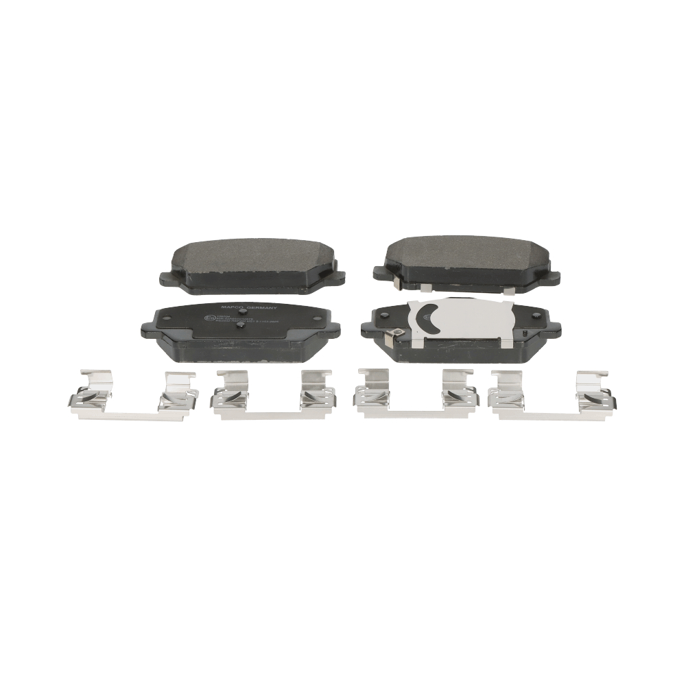 MAPCO 106094 Remblokken Breedte 2 [mm]: 140,5mm, Hoogte: 61,3mm, Dikte 1: 20,1mm, Dikte 2: 20,9mm