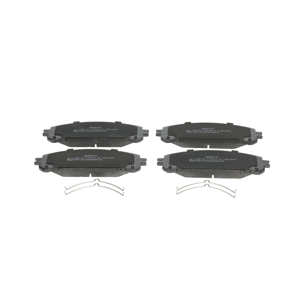 Комплект спирачно феродо, дискови спирачки 04465 0E 030 MAPCO 106112 TOYOTA, LEXUS, SATURN