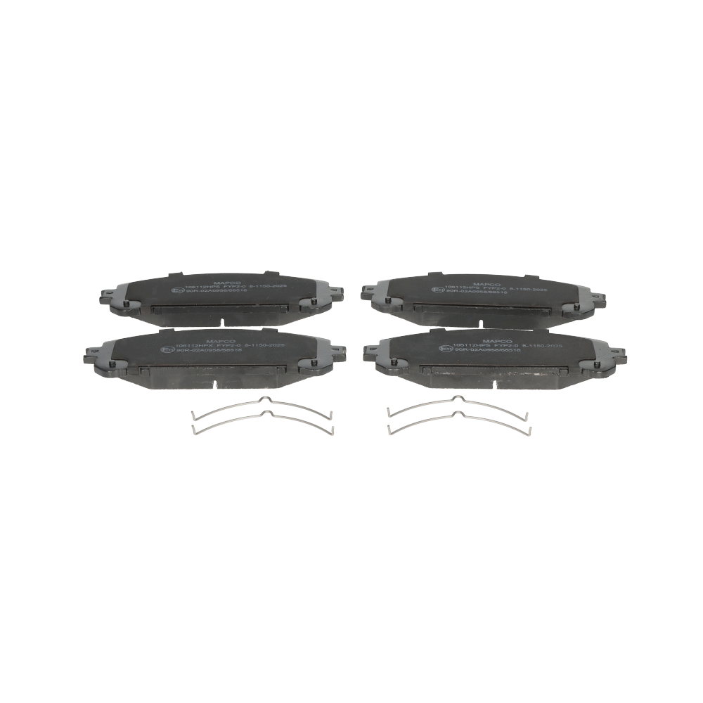 Комплект спирачно феродо, дискови спирачки 044650E030 MAPCO 106112HPS TOYOTA, LEXUS, SATURN