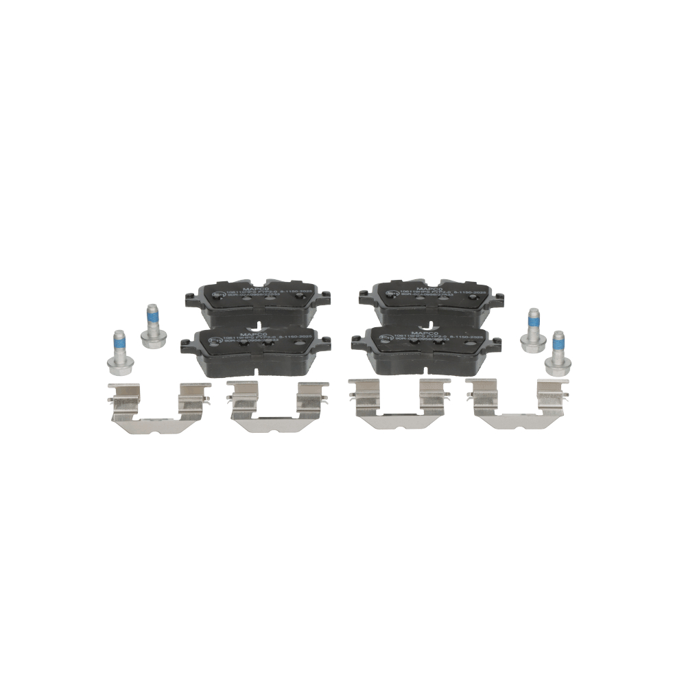 MAPCO 106119HPS Комплект спирачно феродо, дискови спирачки ширина: 98,6mm, височина 1: 49,7mm, височина 2: 44,3mm, дебелина: 17mm