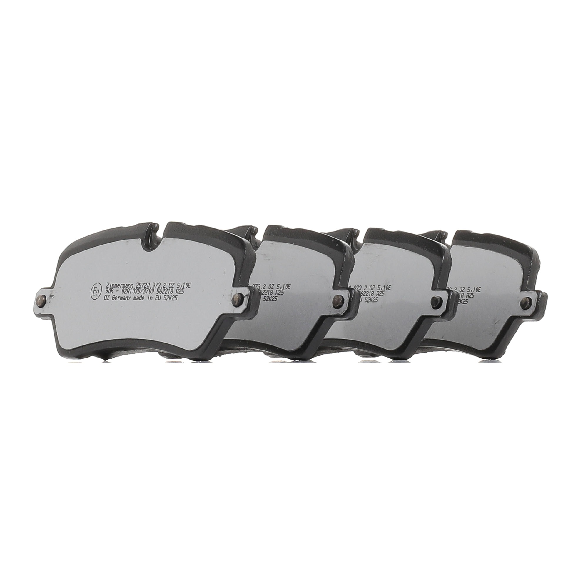 Klocki hamulcowe LR123717 ZIMMERMANN 25720.973.2 HONDA, LAND ROVER
