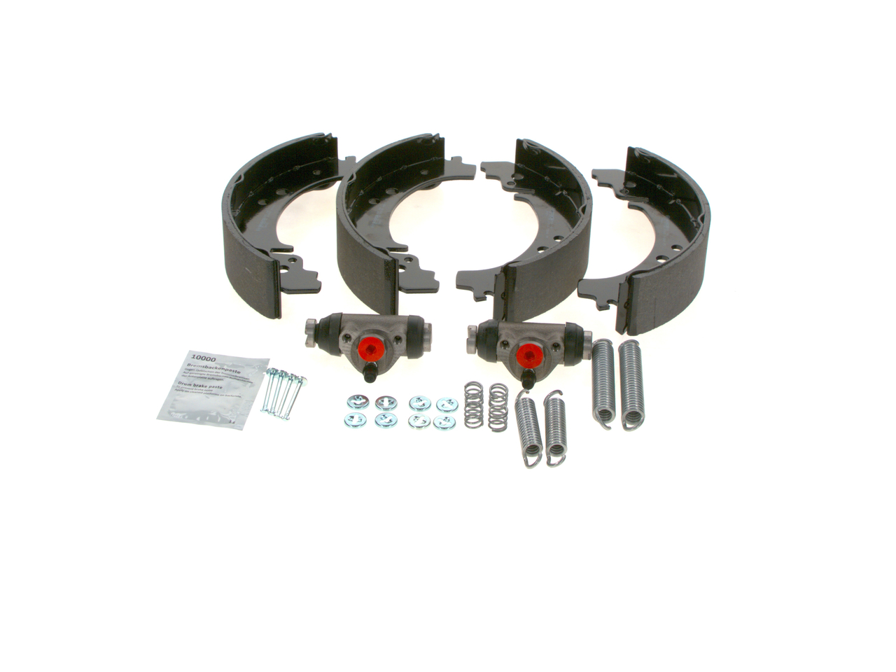 KP713 BOSCH 0204113528 Bremsesett, trommebremse CHEVROLET pris