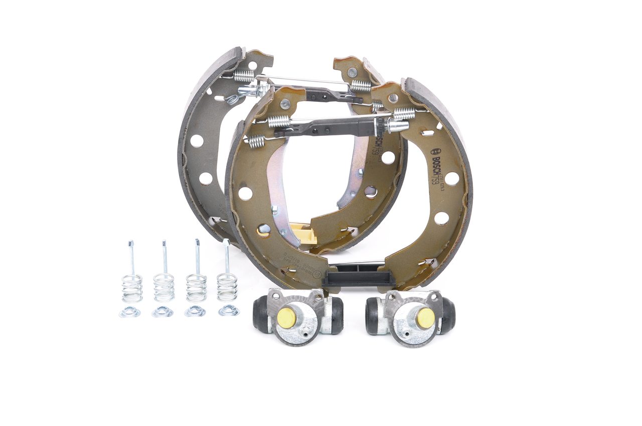 Bremsensatz, Trommelbremse 4241-8A BOSCH 0204114124 VW, PEUGEOT, CITROЁN, DS