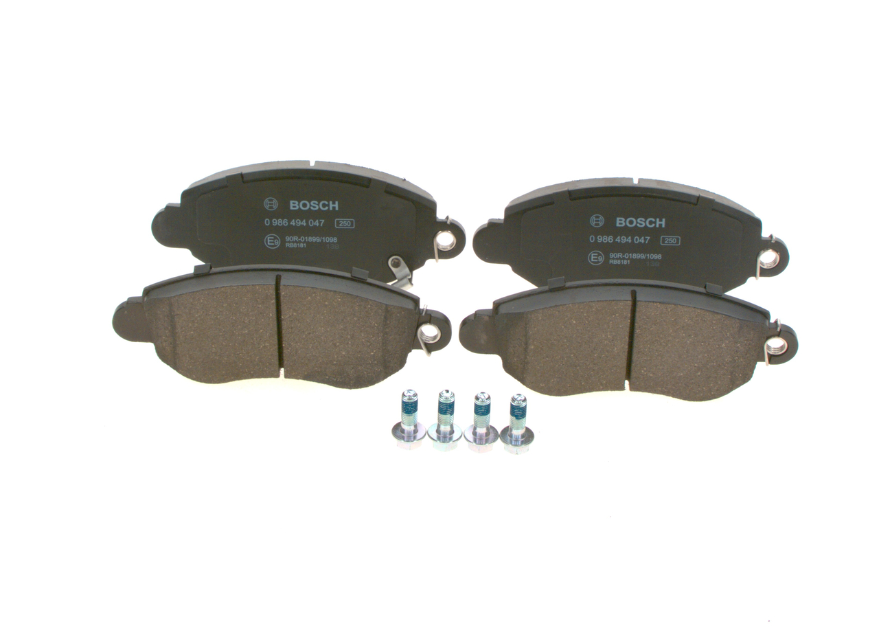 BP404 BOSCH 0986494047 Ford Transit mk5 Van Brake pads rear and front