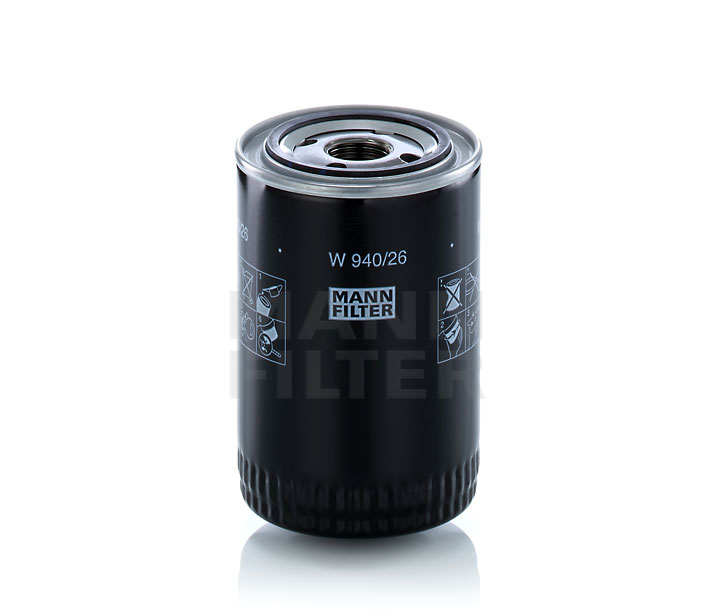 Filtro de aceite 193309 MANN-FILTER W940/26 SANTANA