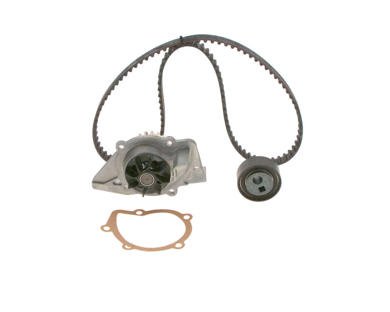 BOSCH 1 987 946 434 Комплект ангренажен ремък с водна помпа дължина: 1086mm, ширина: 17mm