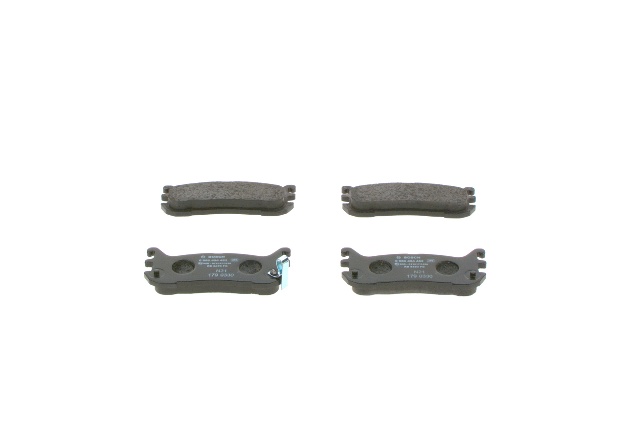 Комплект спирачно феродо, дискови спирачки NAY526-43ZA BOSCH 0986494482 MAZDA, SUZUKI, MERCURY