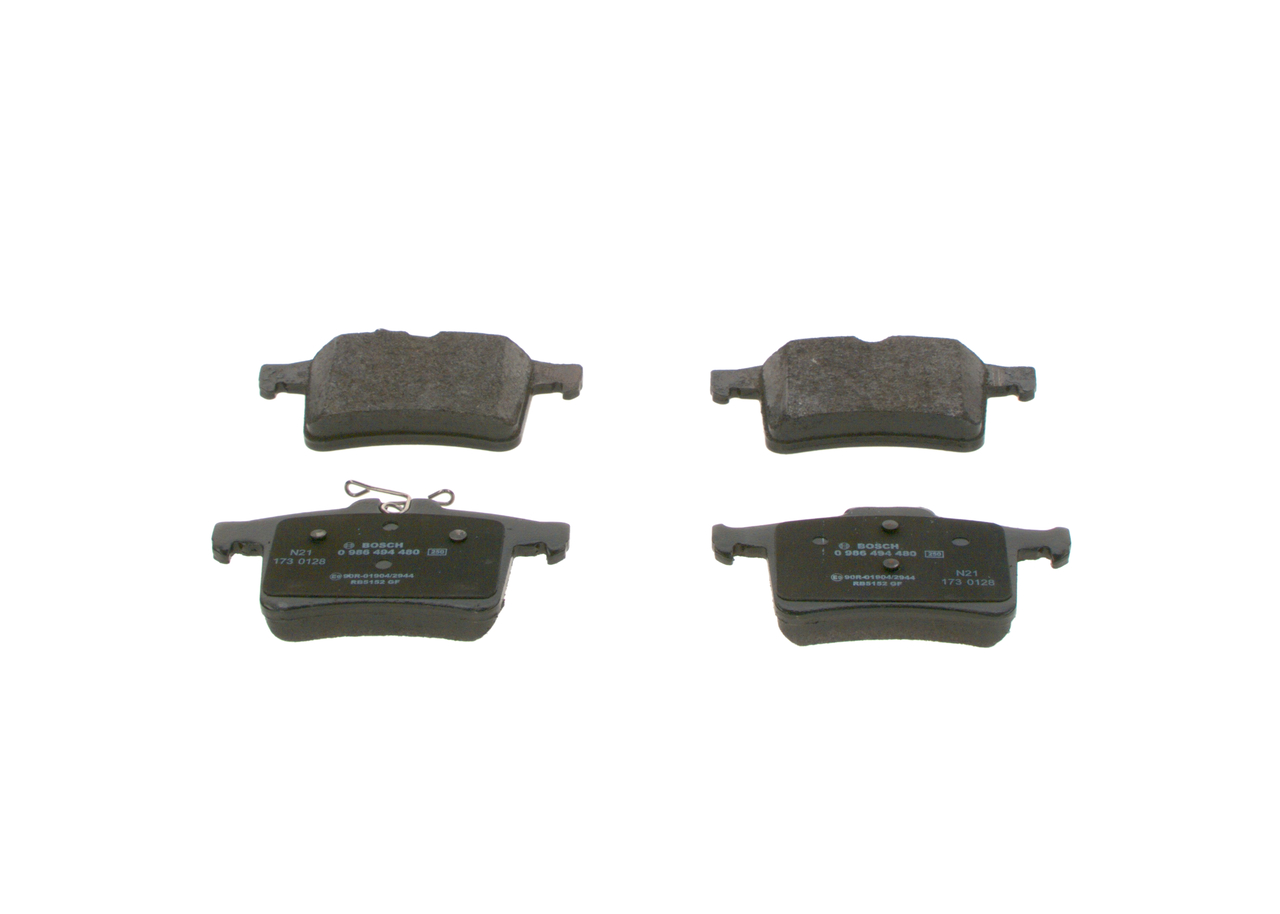 BP1401 BOSCH 0 986 494 480 Kit pastiglie freni