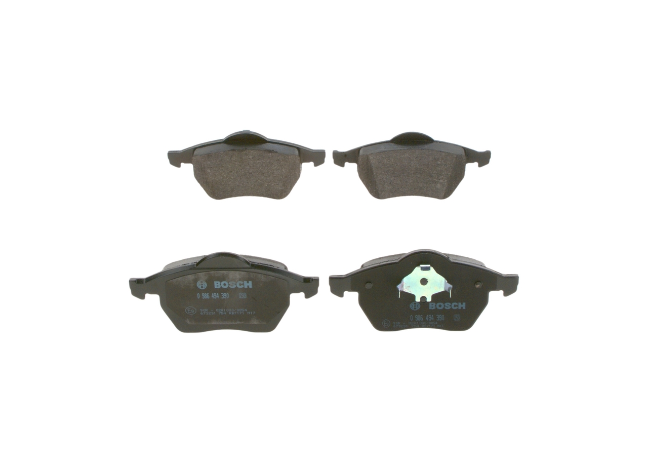 Bremsbeläge 0 986 494 390 BOSCH 7MO698151 VW, FORD, SEAT