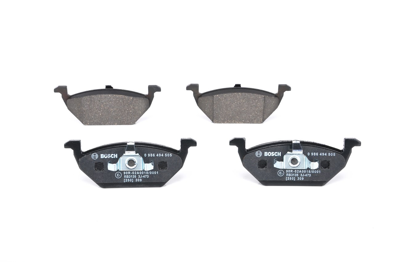Τακάκια φρένων 1J0.698.151C BOSCH 0986494505 VW, AUDI, FORD, SEAT, SKODA