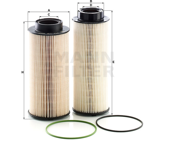 MANN-FILTER PU 10 003-2 x Kraftstofffilter