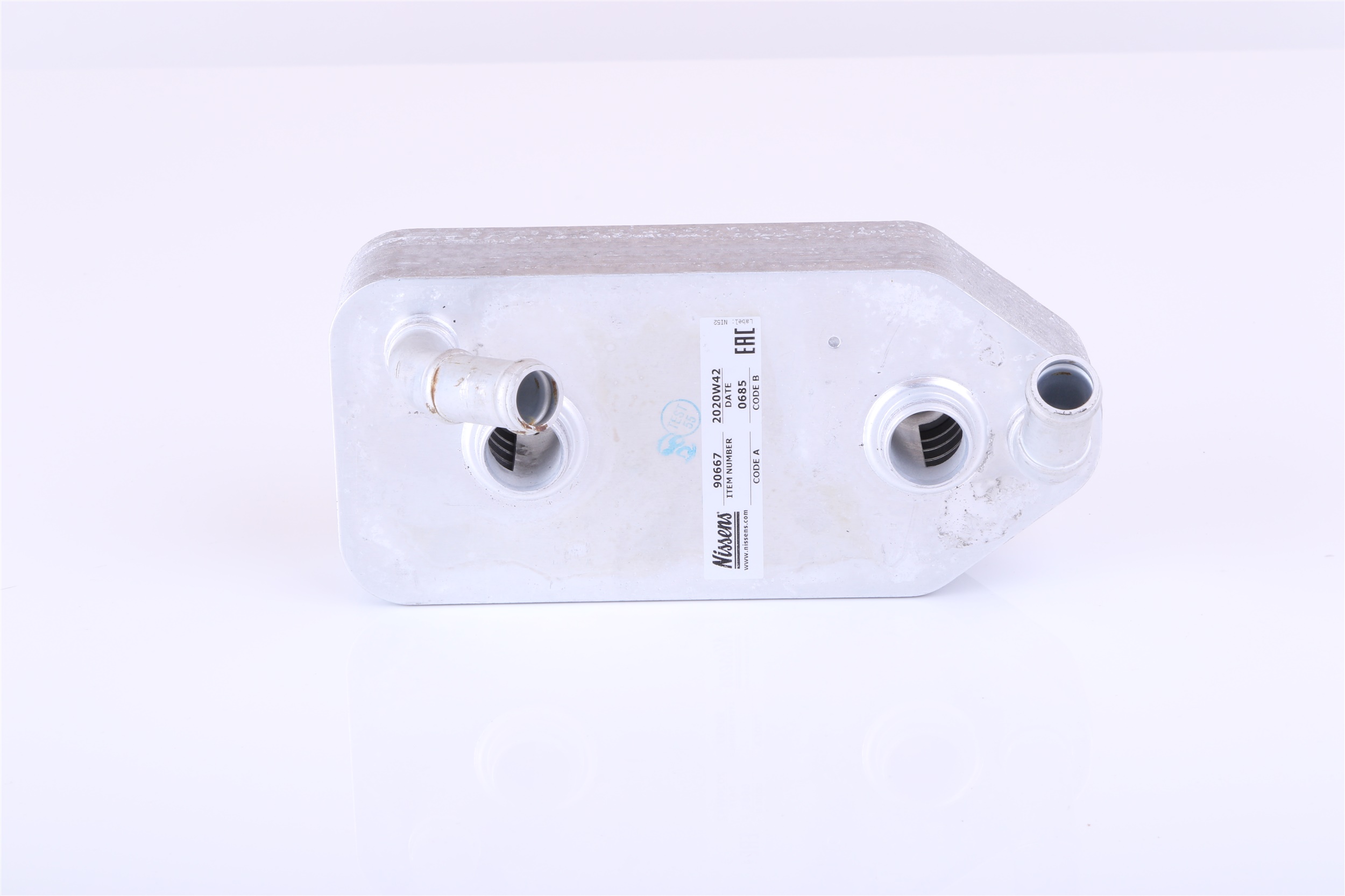Radiatore olio, Cambio automatico 96 409 061 F NISSENS 90667 VOLKSWAGEN, AUDI, SEAT, SKODA