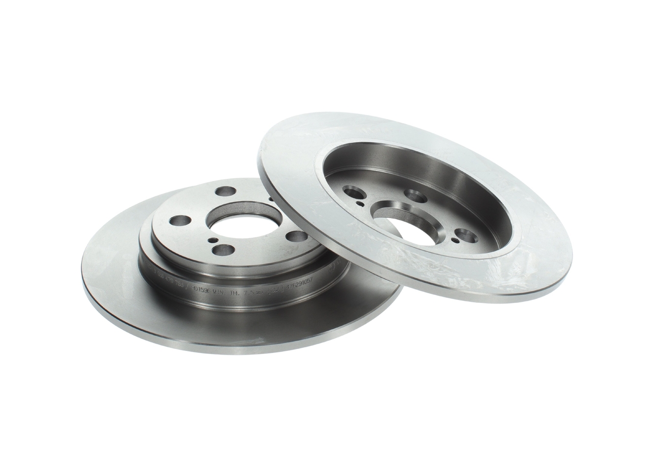 BOSCH 0986479766 Sportremschijven Toyota Urban Cruiser XP11 1.33 (NSP110_) 101 Pk Benzine 2015