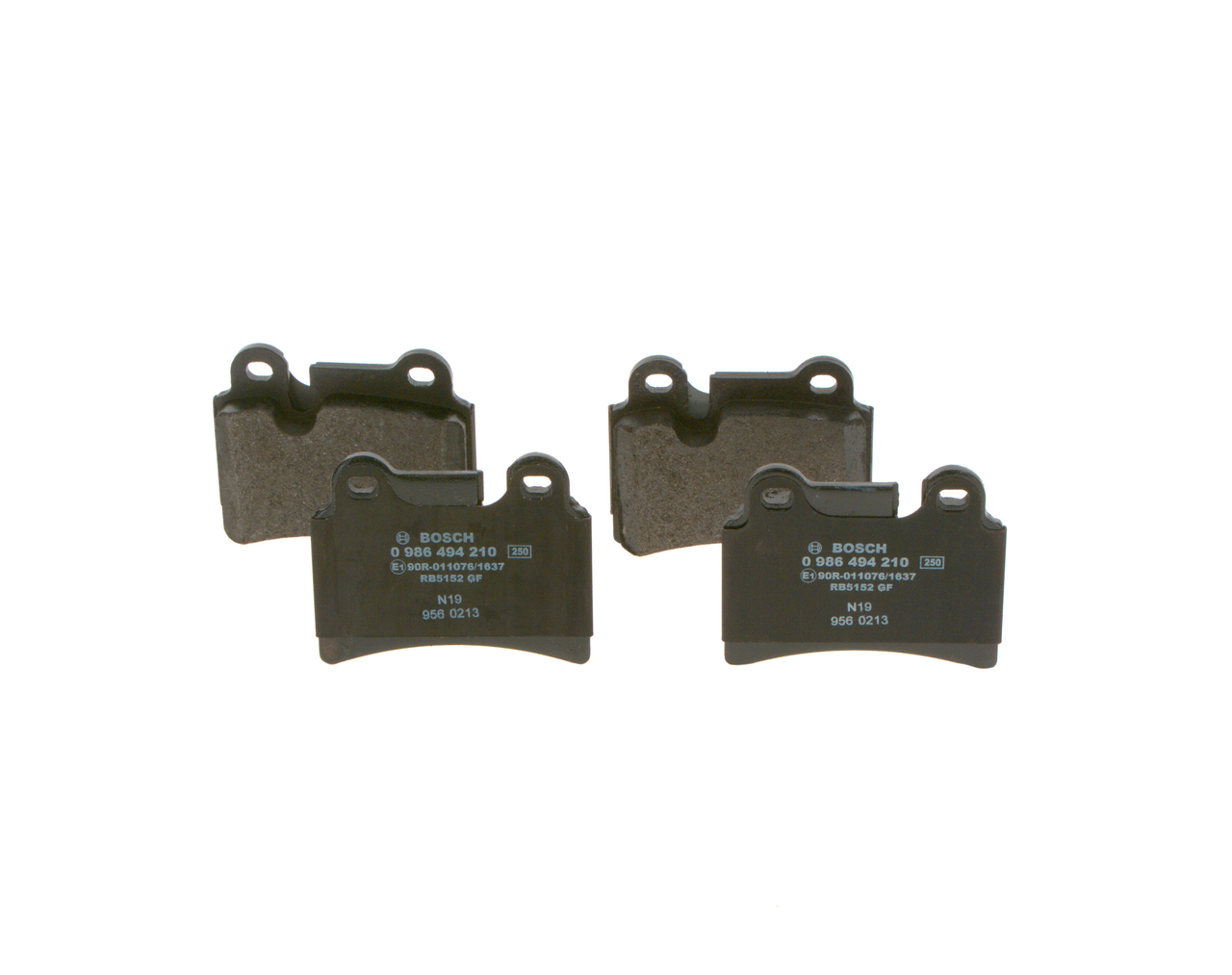Bremsbeläge 0 986 494 210 BOSCH 7L6698451B VW, AUDI, SKODA, SEAT
