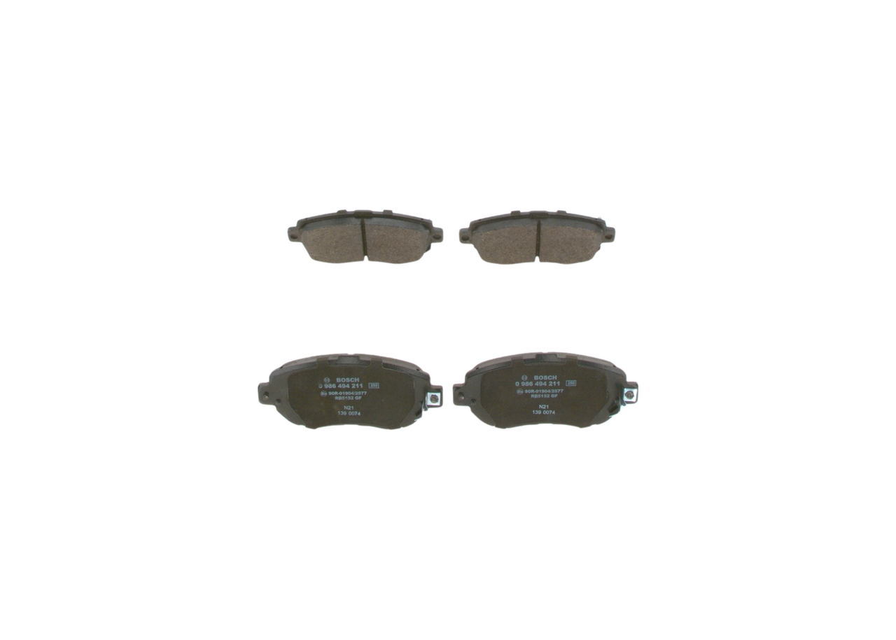 BP1147 BOSCH 0986494211 Спирачни накладки Lexus GS 300 JZS147 задни и предни цена