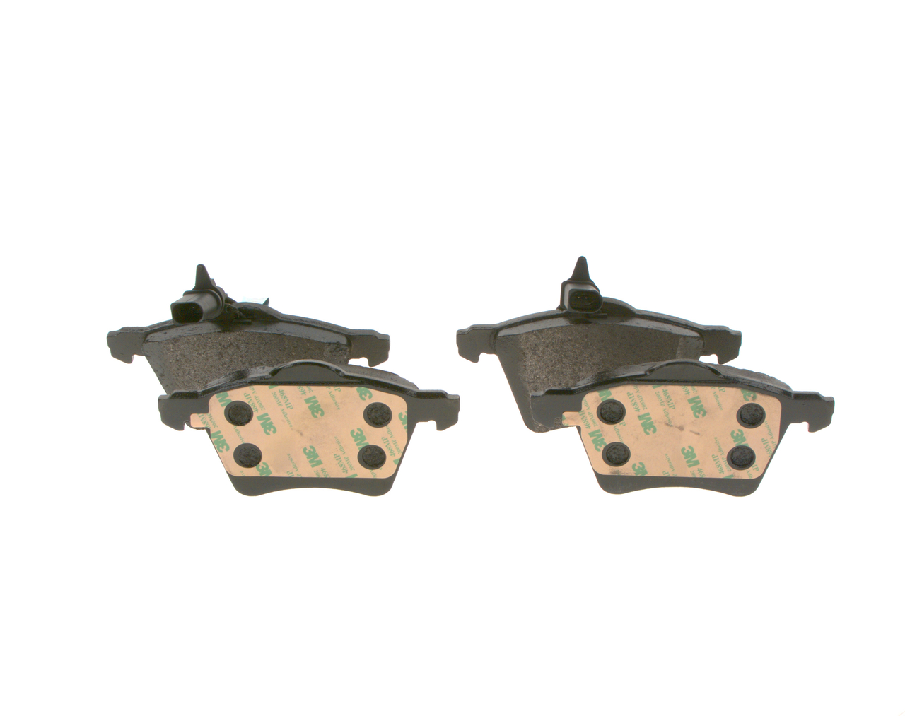 BOSCH 0 986 494 415 Plaquettes de frein Largeur: 156,3mm, Hauteur: 78,8mm, Épaisseur: 18,6mm