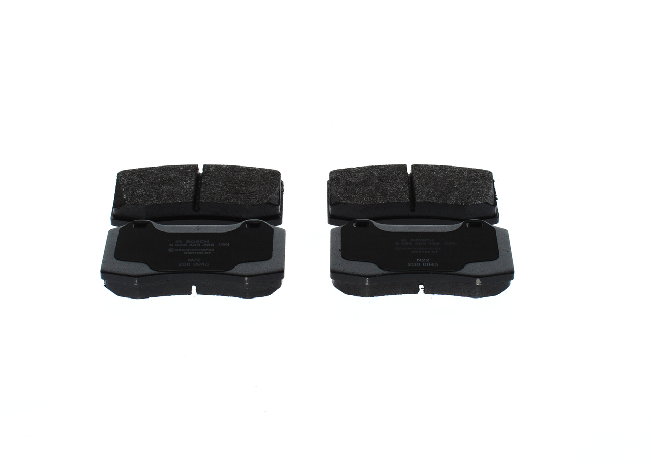 Bremsbeläge 0 986 494 486 BOSCH 6KL698151 VW, AUDI, SKODA, PEUGEOT, SEAT