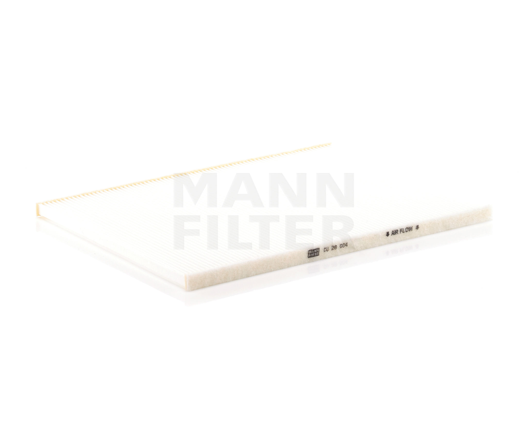 MANN-FILTER CU 28 004 Szűrő, utastér levegő Hossz: 273mm, Szélesség: 198mm, Magasság: 11mm