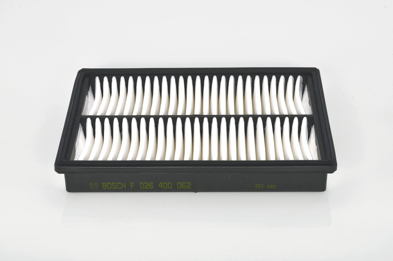 BOSCH F 026 400 062 Filtre à air Longueur: 248mm, Largeur: 167mm, Hauteur: 37mm