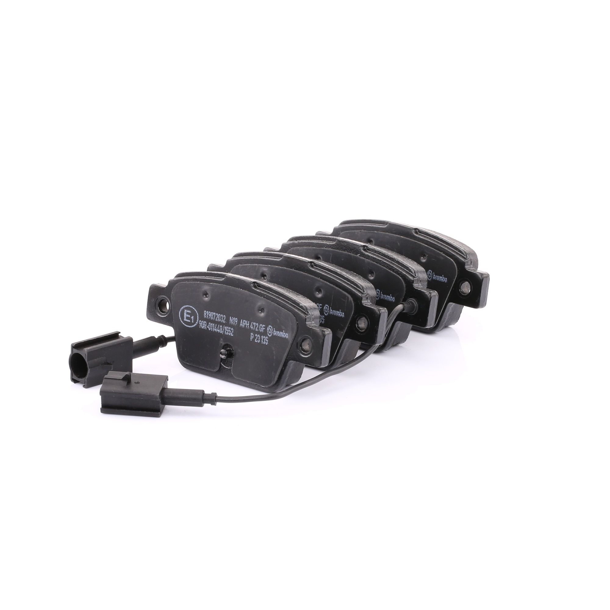 BREMBO P 23 135 Klocki hamulcowe Szerokość: 95[mm], Wys.: 43[mm], Grubość: 17[mm]