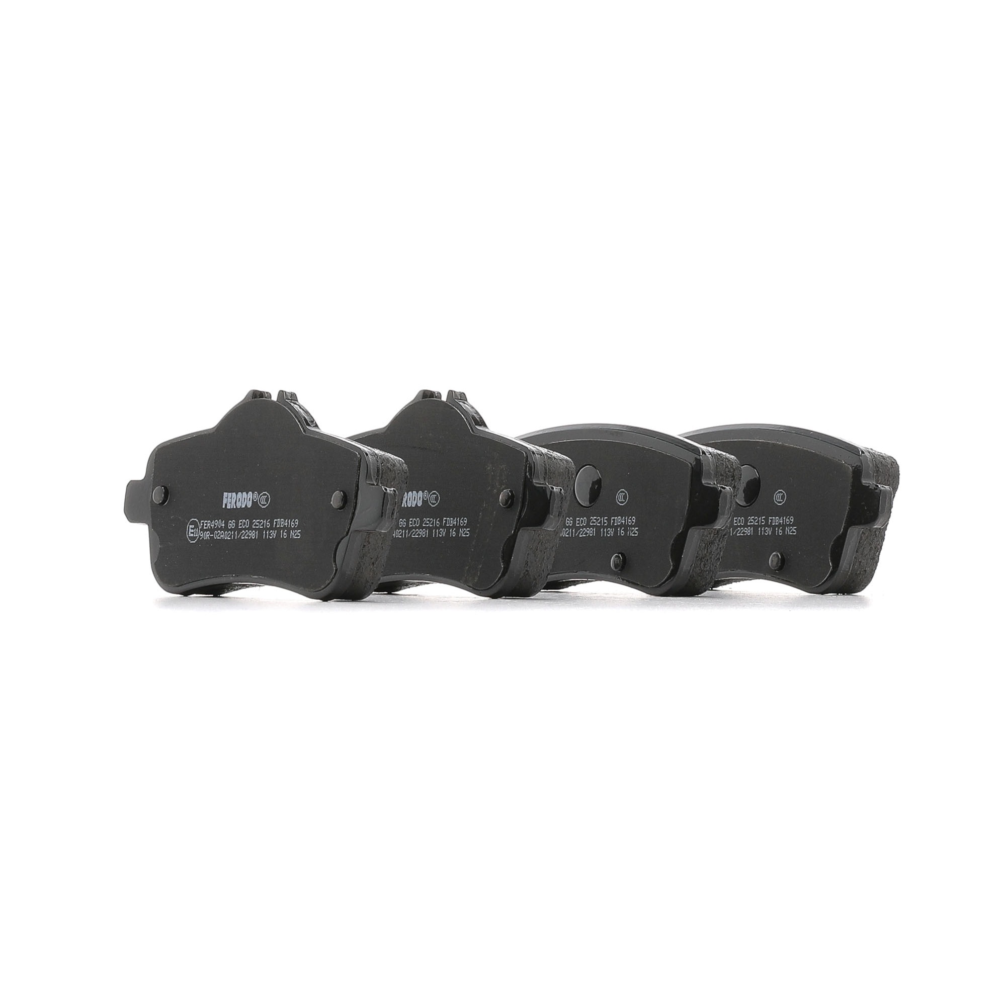 Комплект спирачно феродо, дискови спирачки 007 420 78 20 FERODO FDB4169 MERCEDES-BENZ