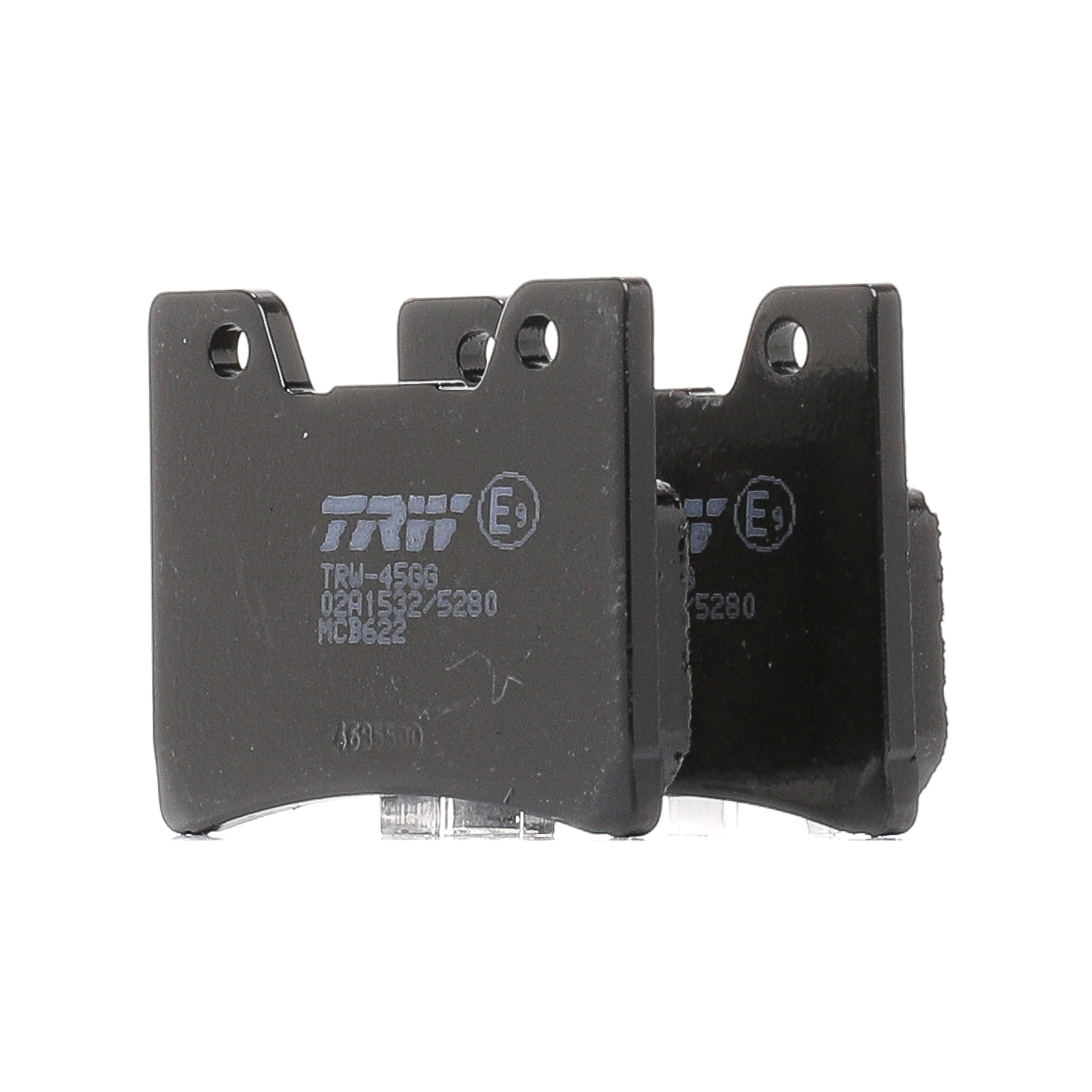 TRW Organic Allround MCB622 Комплект спирачно феродо, дискови спирачки ширина: 74,9mm, височина: 54,1mm, дебелина: 9mm