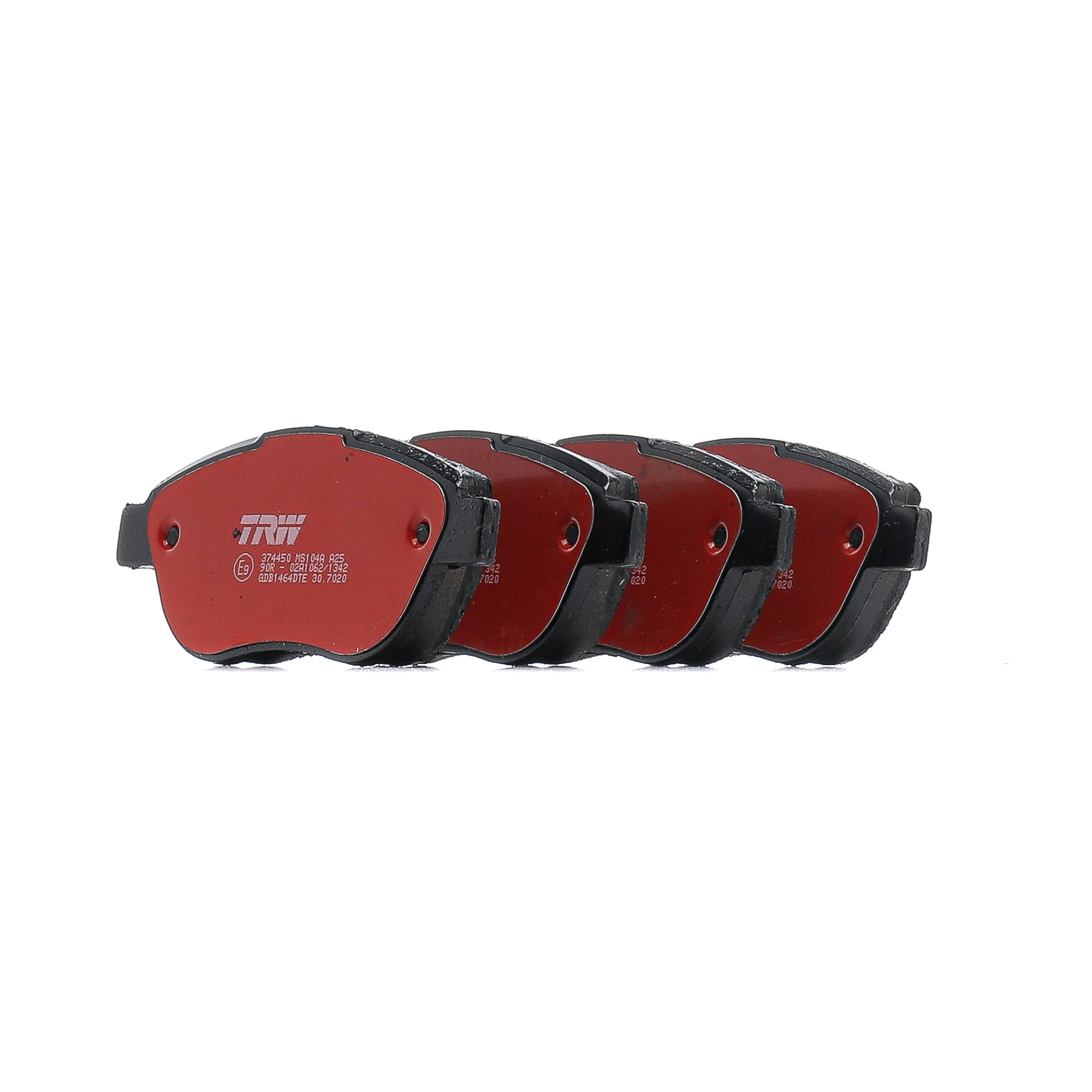 TRW DTEC COTEC GDB1464DTE Fékbetét készlet, tárcsafék Szélesség: 137mm, Magasság: 57,3mm, Vastagság: 19mm