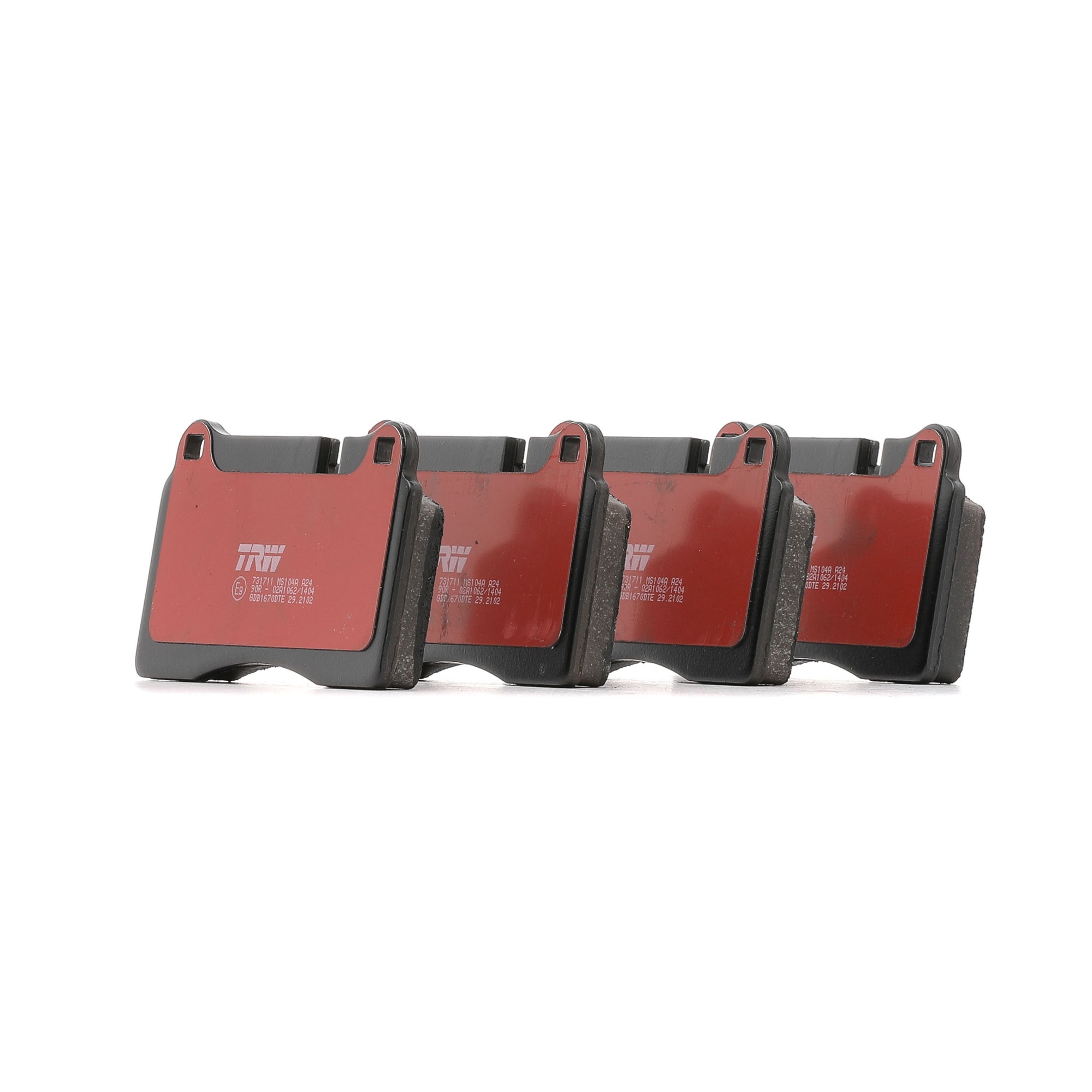 TRW DTEC COTEC GDB1670DTE Bremsbeläge
