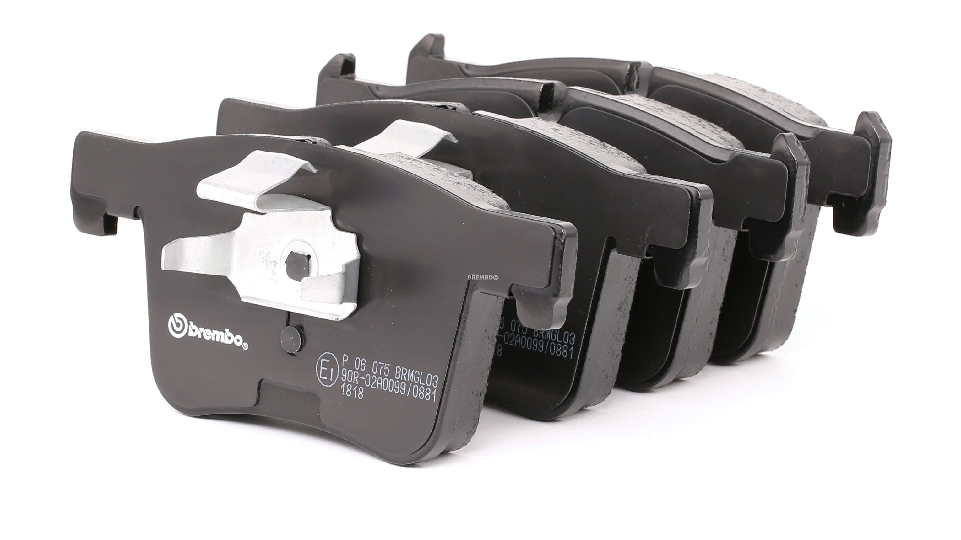 BREMBO P 06 075 Bremseklodser Breite: 148mm, Höhe: 70mm, Dicke/Stärke: 19mm