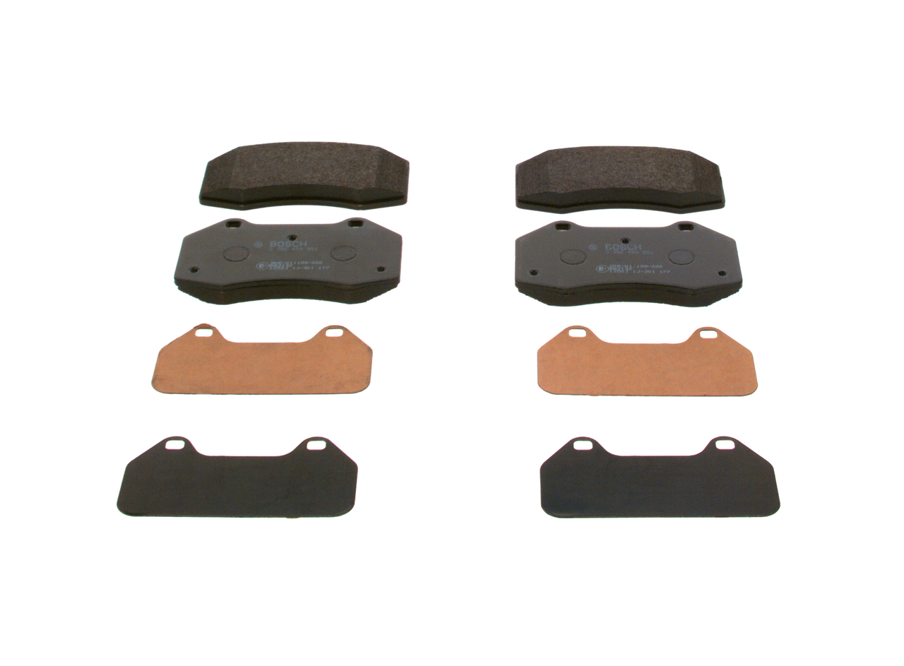 Jarrupalat, levyjarru 0986494551 BOSCH 410 609 317R RENAULT, RENAULT TRUCKS