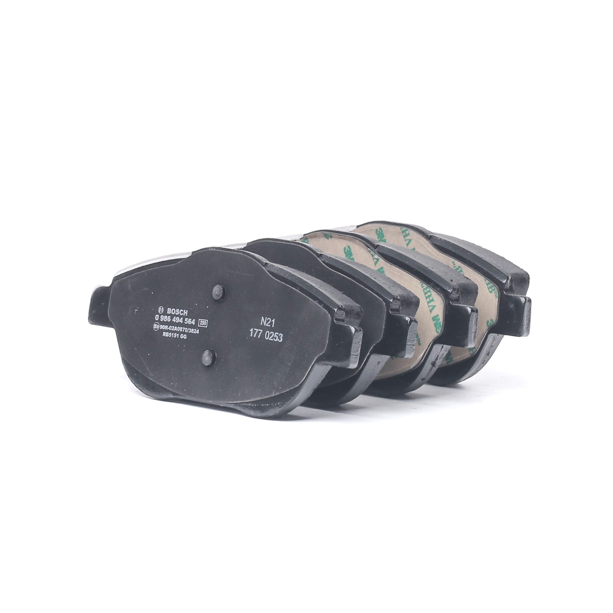 Kit de plaquettes de frein, frein à disque BOSCH E9 90R-02A0870/3824 évaluation