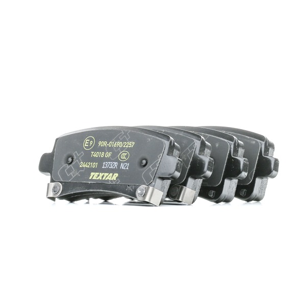 Brake pad set 16586609 TEXTAR 2442101 FORD, VAUXHALL, OPEL, IVECO, HOLDEN