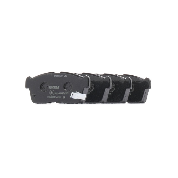 Bremsbeläge 2350801 TEXTAR 410604A00B HYUNDAI, NISSAN, MITSUBISHI, SUZUKI, SUBARU