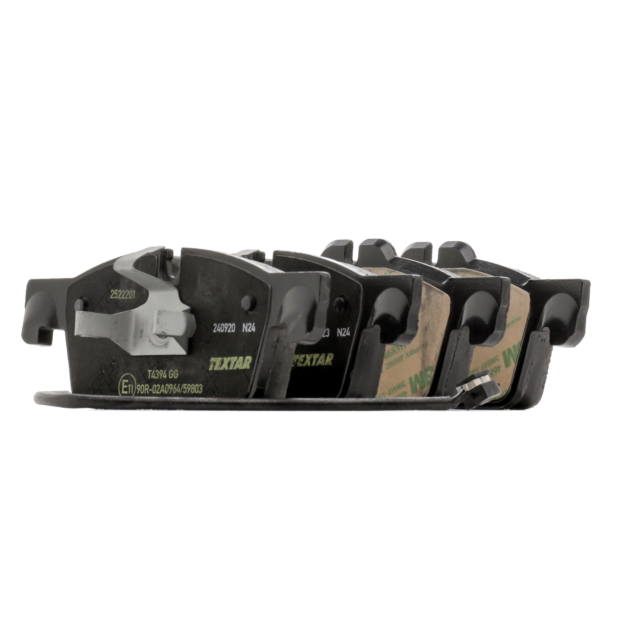 Bremsbeläge 2522201 TEXTAR 1613192680 VW, PEUGEOT, CITROЁN, LANCIA, DS