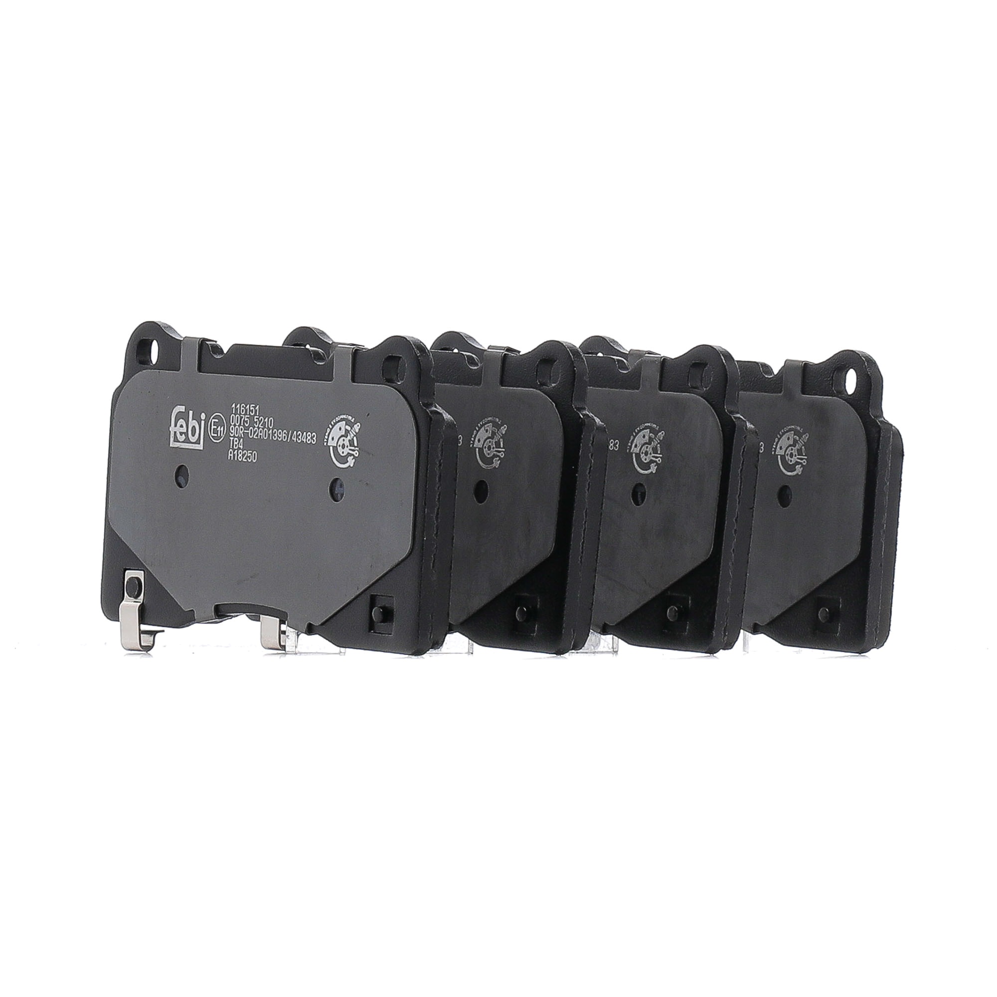 Brake pad set 22791925 FEBI BILSTEIN 116151 RENAULT, LAND ROVER, MITSUBISHI, OPEL, CHEVROLET