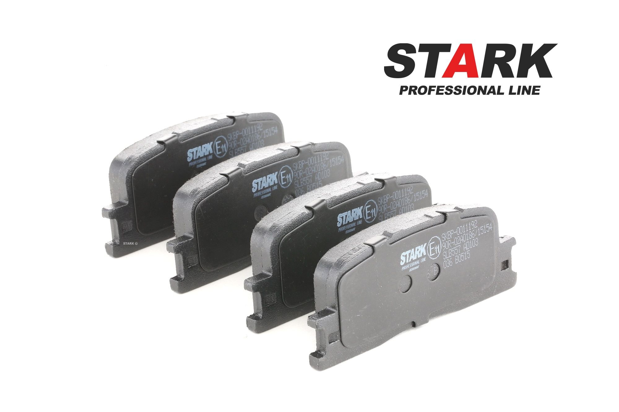 STARK SKBP-0011192 Klocki hamulcowe Szerokość: 92,7[mm], Wys.: 37,6[mm], Grubość: 15,8[mm]