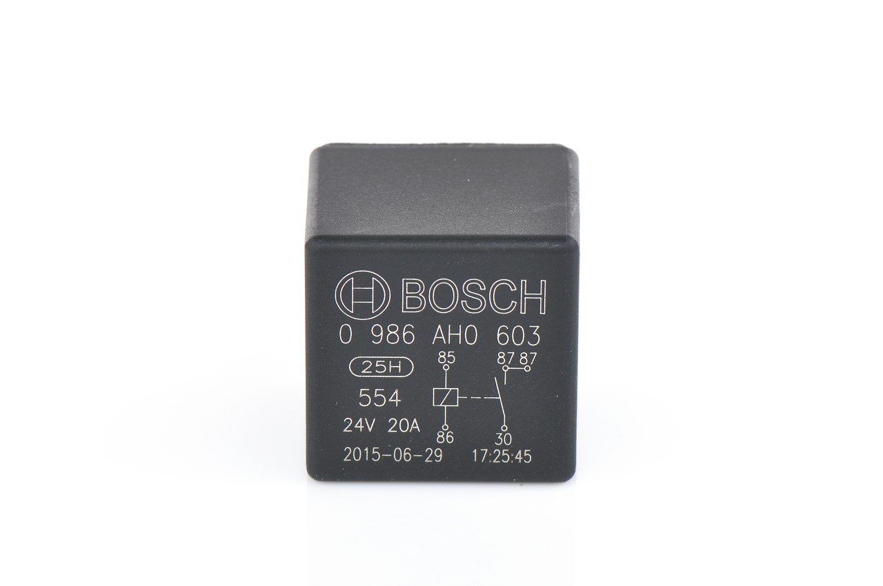 Relè, Corrente di lavoro 1 501 833 BOSCH 0986AH0603 FORD, VOLVO