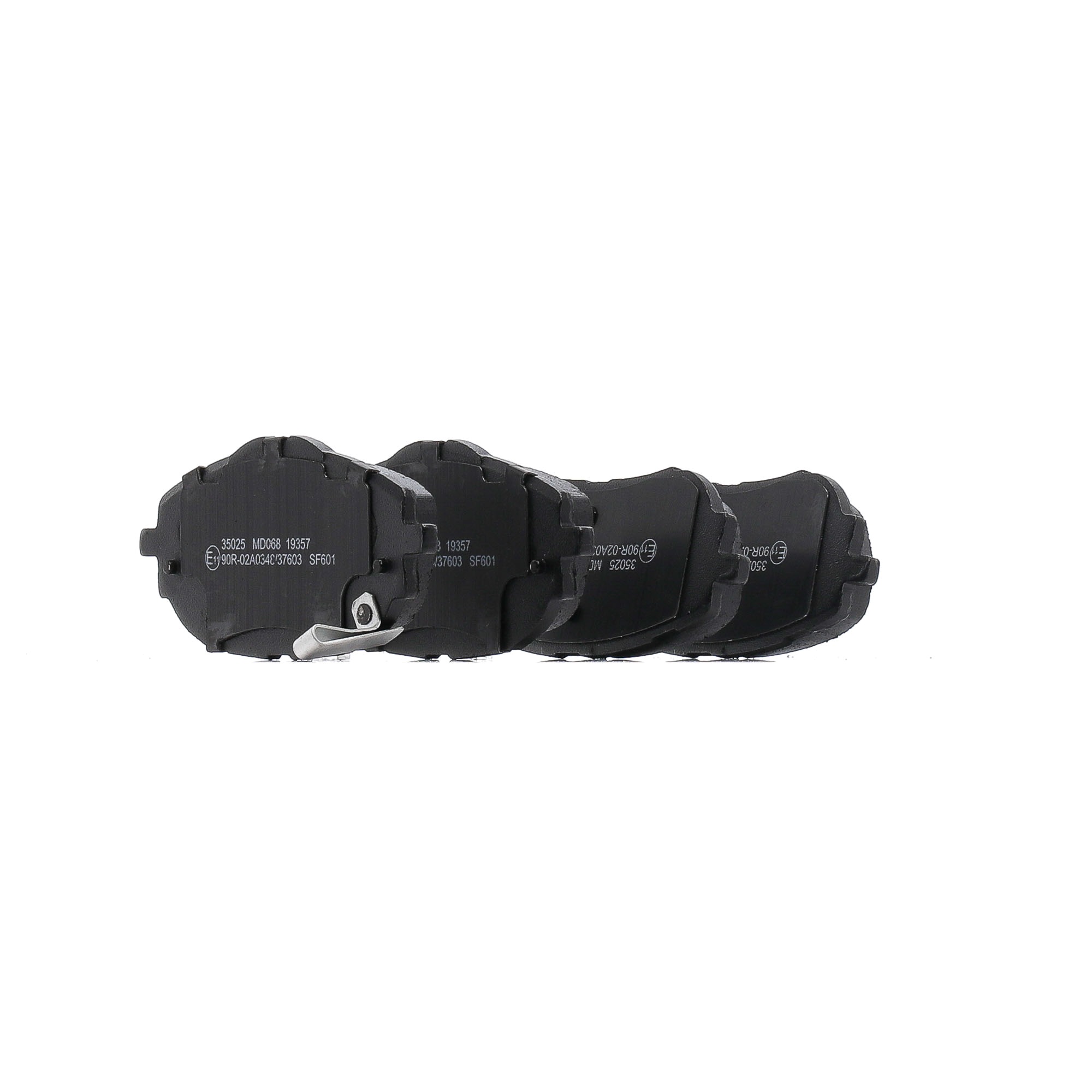 A.B.S. 35025 Τακάκια φρένων Πλάτος 1: 134,2mm, Πλάτος 2: 134,2mm, Ύψος 1: 63,2mm, Ύψος 2: 57,1mm, Πάχος 1: 18,6mm, Πάχος 2: 18,6mm