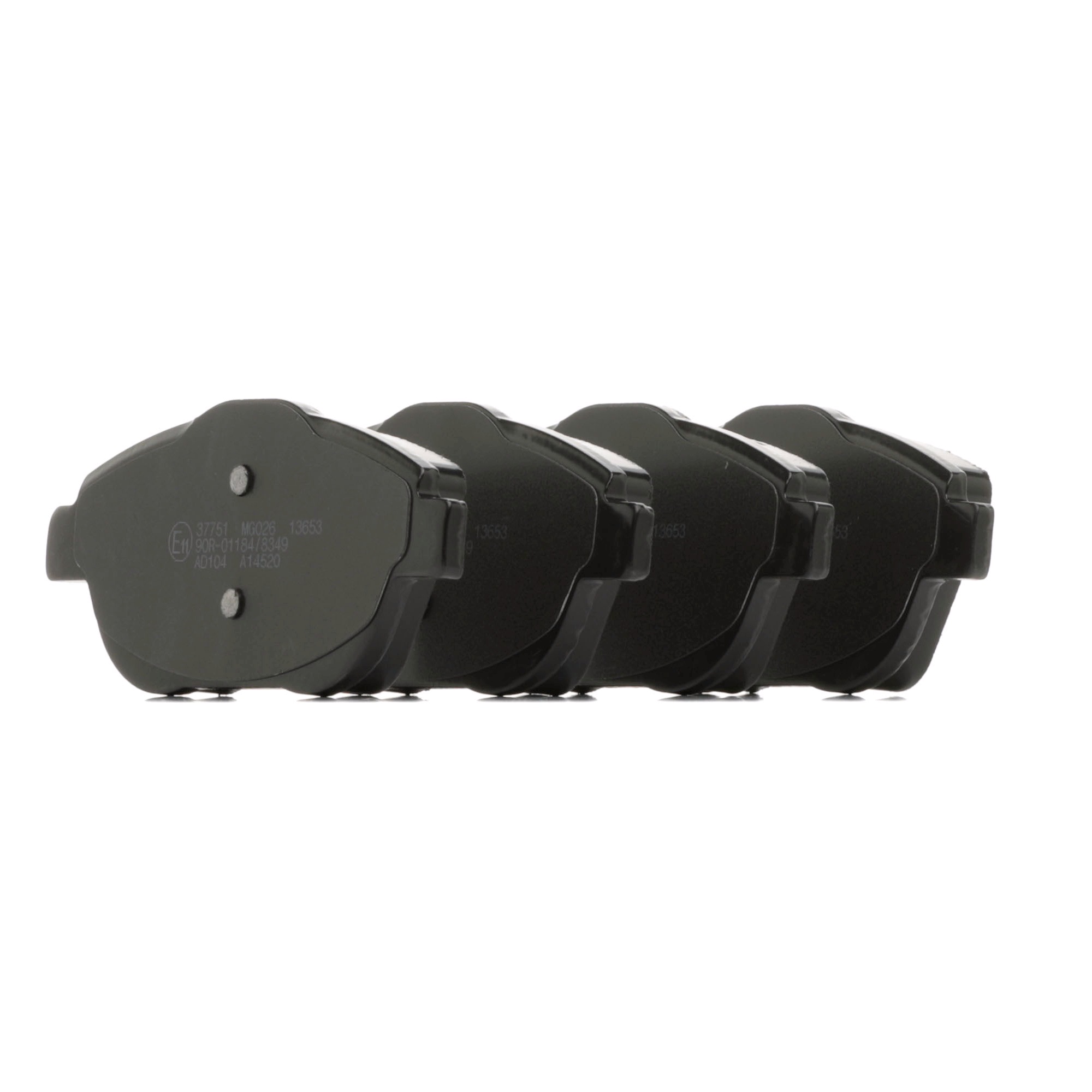 A.B.S. 37751 Комплект спирачно феродо, дискови спирачки ширина 1: 136,8mm, височина 1: 59,3mm, дебелина 1: 18,5mm