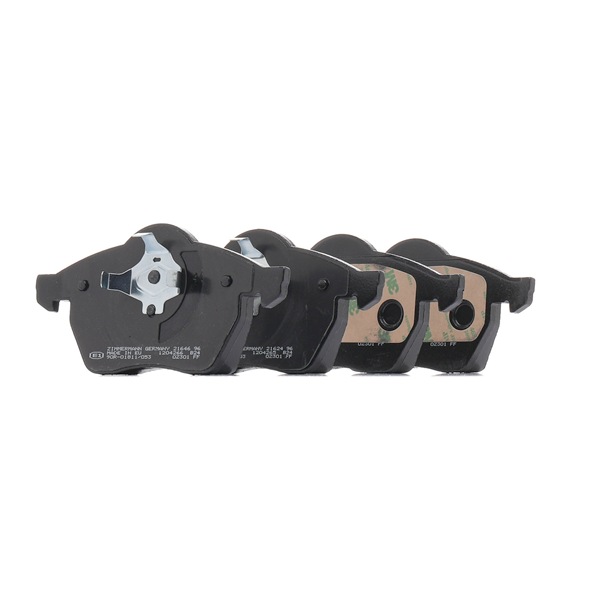 Plaquettes de frein 8D0 698 151C ZIMMERMANN 21624.200.1 VOLKSWAGEN, AUDI, SEAT, SKODA, PORSCHE