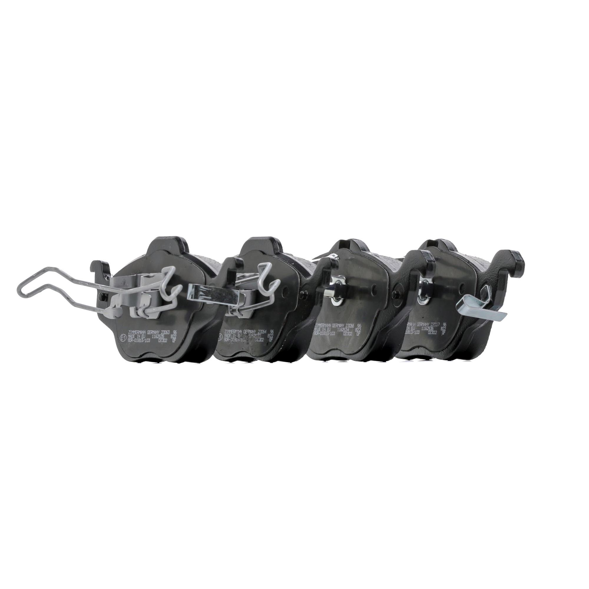 ZIMMERMANN 23063.173.1 Remblokken Breedte 1: 160mm, Breedte 2 [mm]: 178mm, Hoogte 1: 63mm, Hoogte 2: 62mm, Dikte: 17, 18mm