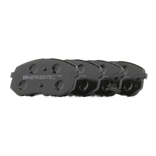 ZIMMERMANN 24501.170.1 Sada brzdových destiček, kotoučová brzda