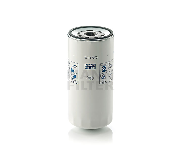 Ölfilter W 1170/9 MANN-FILTER 2C466744AA FORD