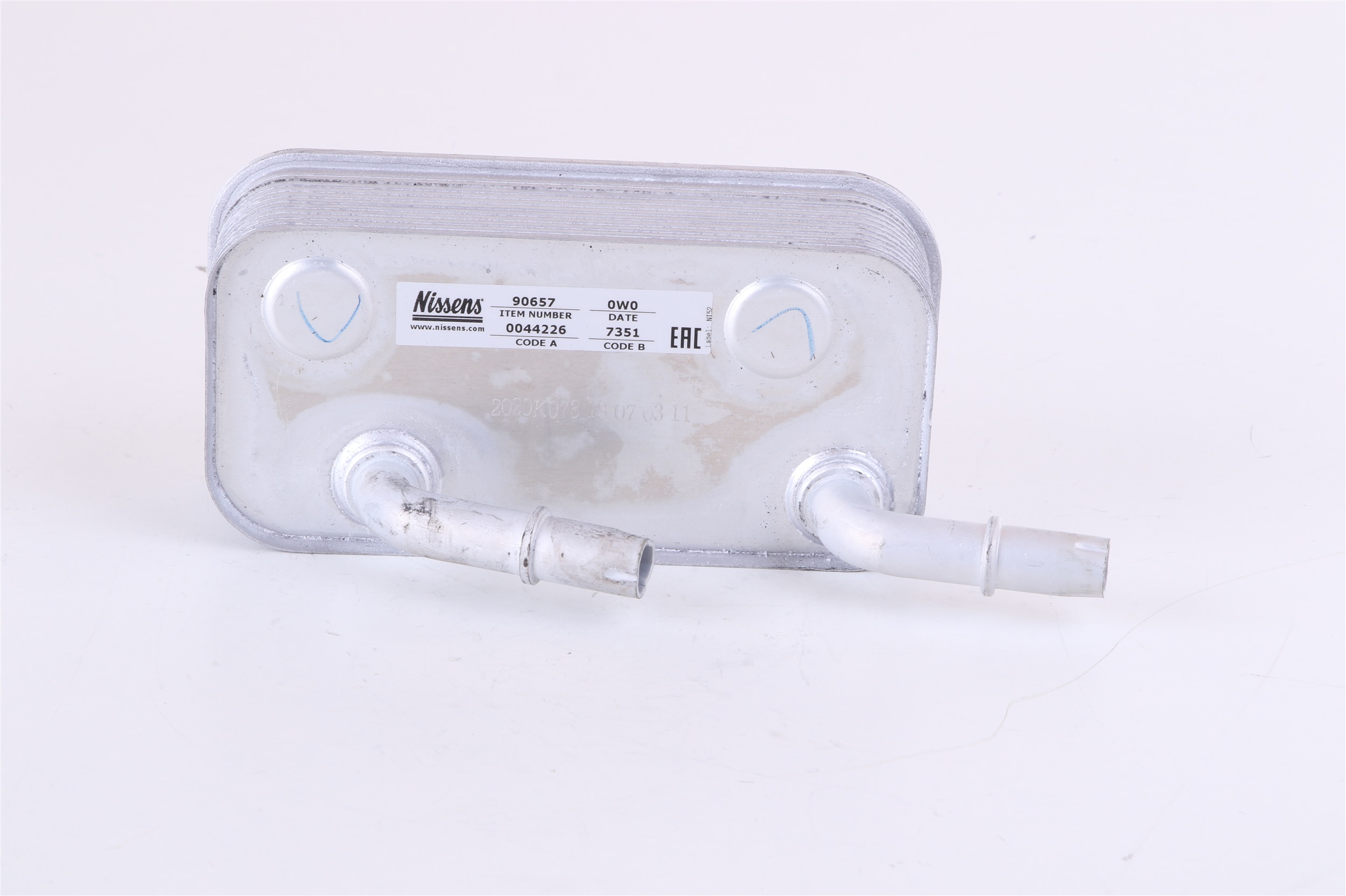 NISSENS 90657 Oliekoeler, automatische transmissie