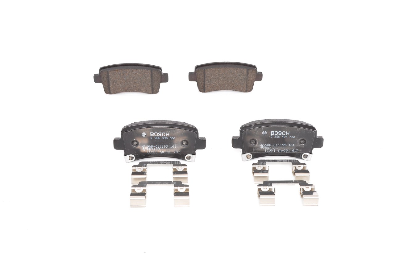 Bremsbeläge 2284 6363 BOSCH 0986494586 OPEL, CHEVROLET, SAAB, DAEWOO, VAUXHALL