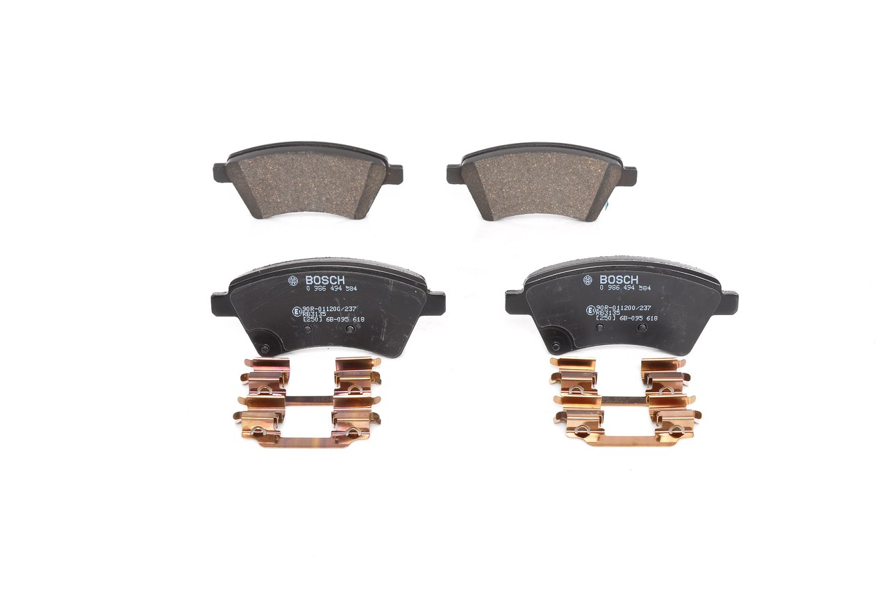 BP1040 BOSCH 0986494584 Zestaw klocków hamulcowych FIAT SEDICI oryginalne cena